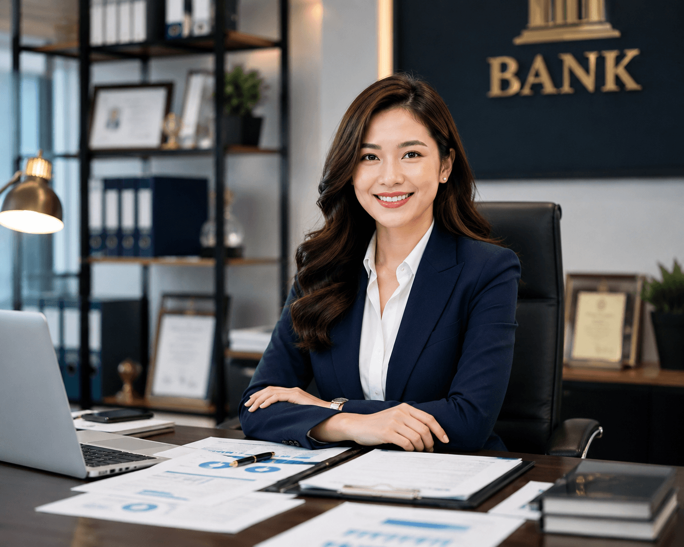 bank woman manager