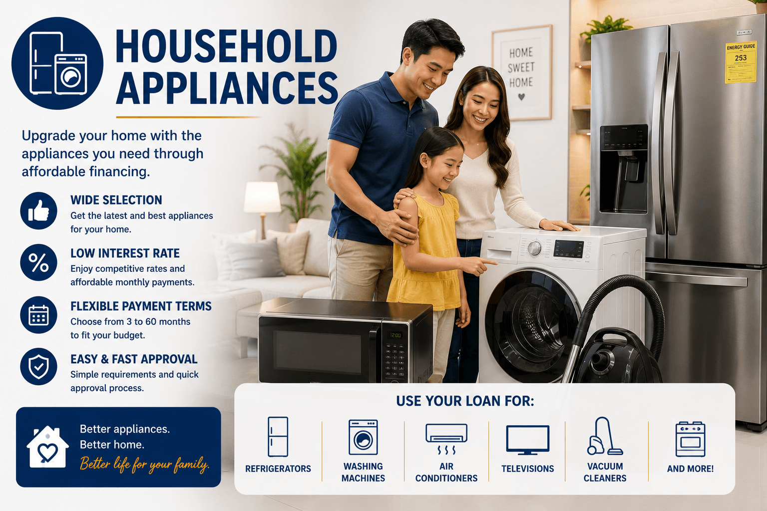 Services household appliances